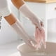 thumbnail image 3 of Guantes de limpieza para el hogar de 4 pares Guantes de cocina impermeables Guantes protectores de acero plástico Guantes antideslizantes para el hogar para uso de limpieza (Tamaño M Blanco), 3 of 5