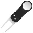 thumbnail image 1 of LLC Folding Stainless Steel Putting Green Fork Divot Tool for Outdoor Black, 1 of 5