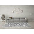 thumbnail image 3 of Ahgly Company Indoor Square Abstract Gray Modern Area Rugs, 7' Square, 3 of 4