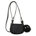thumbnail image 2 of Bolso De Lápiz Labial Playa Adolescente Niñas Monedero Monedero Bolso Pequeños Bolsos Bandolera Negro Yinane Bolsos cruzados, 2 of 8
