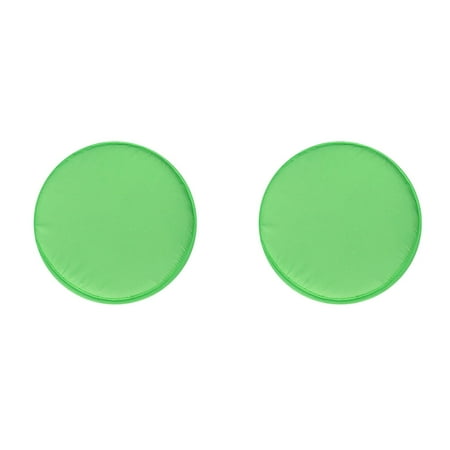 

JENIKR Orbicular Thick Chair Cushions Removable Machine Washable Dry Clean Ties Non Slip Chair Pads for Indoor Dining Room and Kitchen Chairs Colorful Cushion Green 2PCS