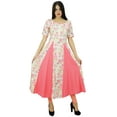 thumbnail image 6 of Bimba Women Print Cotton Kurti Designer Dress Short Sleeve Ladies Anarkali Kurta, 6 of 7