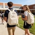 thumbnail image 4 of Preppy Style Backpack for School and Travel with Large Capacity and Lightweight Design, 4 of 6