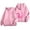 Pink, variant on Women's Hoodie Oversize Pink Ribbon Print Zipper Hooded Cancer Awareness Jacket with Pocket Y2k Winter Sweatshirts White