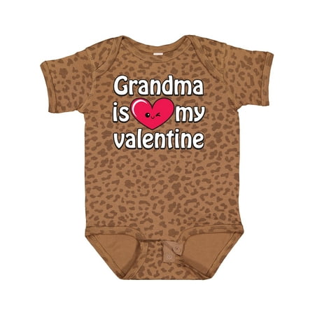 

Inktastic Grandma is My Valentine Gift Baby Boy or Baby Girl Bodysuit