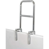 Carex Bathtub Grab Bar, Chrome Finish, 12" x 1" x 16"