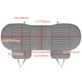 thumbnail image 2 of PU Leather Car Seat Cover - Car Rear Bench Seat Cushion Cover Pad Mat Filling Bamboo Charcoal, Non-Slip Bottom & Storage Pockets - 54''x19'', 2 of 5