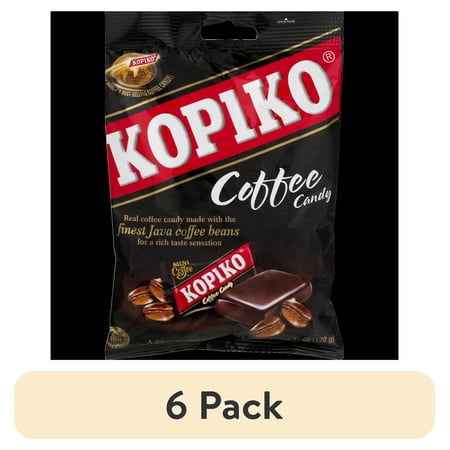 (6 pack) Kopiko Mini Coffee Candy, 4.23 Oz