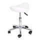thumbnail image 2 of Taburete giratorio 360 para salón, taburete de bar con ruedas para barbería, oficina, tareas domésticas Blanco, 2 of 8