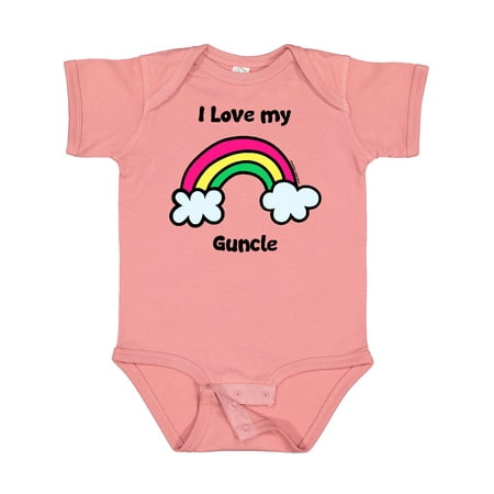 

Inktastic I Love My Guncle Gift Baby Boy or Baby Girl Bodysuit