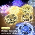 thumbnail image 3 of Festival Decorative Copper Wire Ambient Lights Fairy String Lights 8 Modes Christmas Decorations Christmas Tree Flashing LED Lights Wedding Home Decorations, 3 of 9