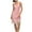 Pink# nightgowns for women, variant on Women Lace Hem Slip Dress Cross Back Lingerie Adjustable Strap Knee Length Chemise Dress Casual Cozy Lightweight Satin Nightgowns Pink M