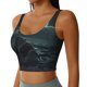 thumbnail image 2 of Balery Moonlit Night Sky Shark Sujetadores deportivos con espalda cruzada para mujer, acolchados, sin costuras, de alto impacto, ideales para yoga, gimnasio, entrenamiento y fitness.-Small, 2 of 8