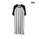 thumbnail image 4 of Qarigey Camisón Ropa de dormir Pijama Transpirable Cuello Camisa de dormir Camisón Type10 NO10, 4 of 6