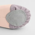 thumbnail image 5 of HAOTAGS Girls Soft Sole Ballet Shoes, Snowflake Solid Color Practice Yoga and Dance Footwear Khaki 29, 5 of 6