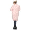 thumbnail image 4 of White Mark Manteau Cardigan Sherpa Léopard pour Femme, 4 of 6