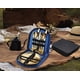 thumbnail image 4 of Juego de cubiertos de viaje para bolsa de picnic doble para exteriores, juego de cubiertos portátiles de acero inoxidable (plata), 4 of 4