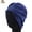 Navy Blue, variant on 3 Pack Women's Stain Silk Fashion slouchy, Bonnet, Turban, Elastic Band Knotted Hair Loss Cap, Night Sleeping Hat, Head Cover for Smooth Hair