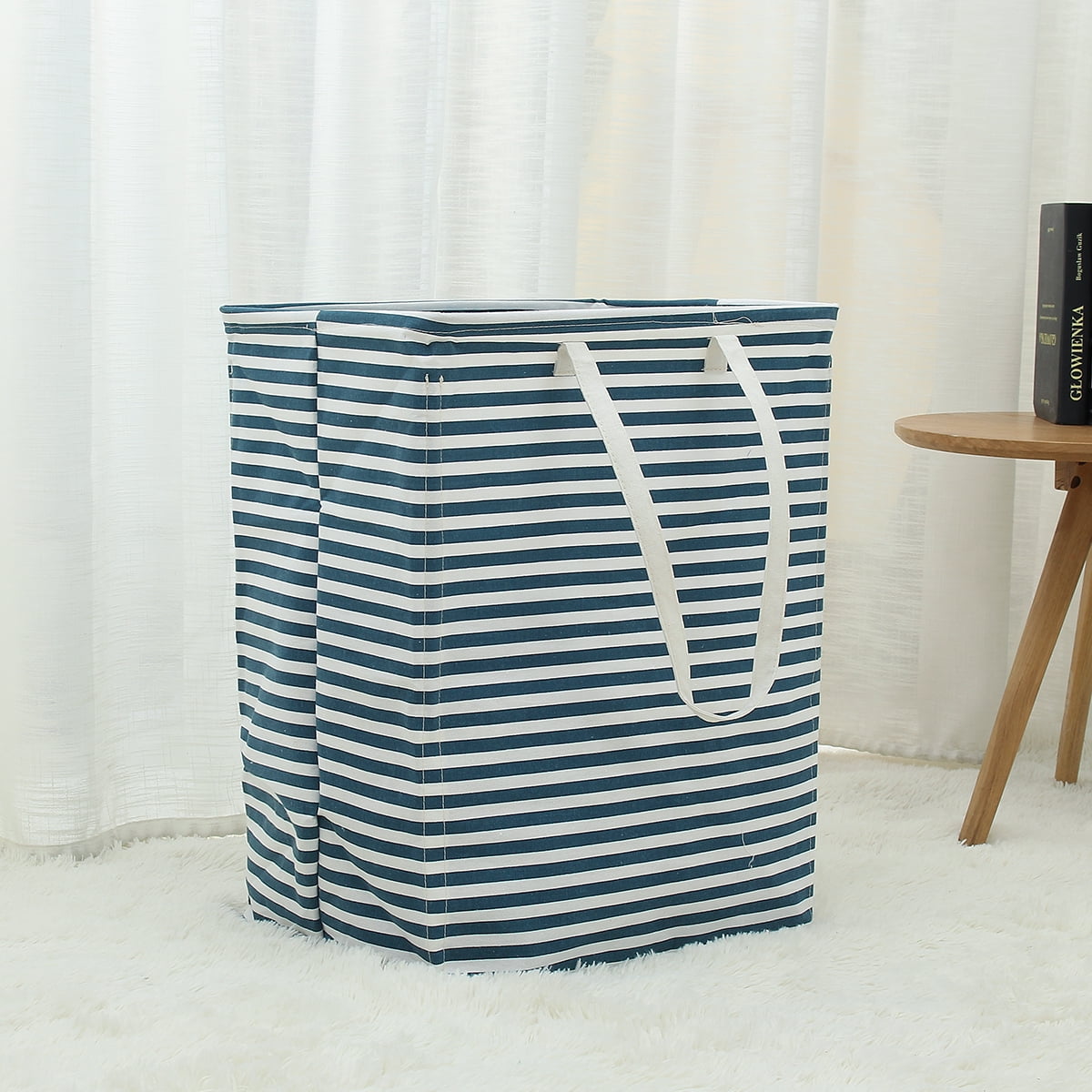 Foldable Dirty Clothes Storage Bag Laundry Basket  Hamper Washing Bin Household