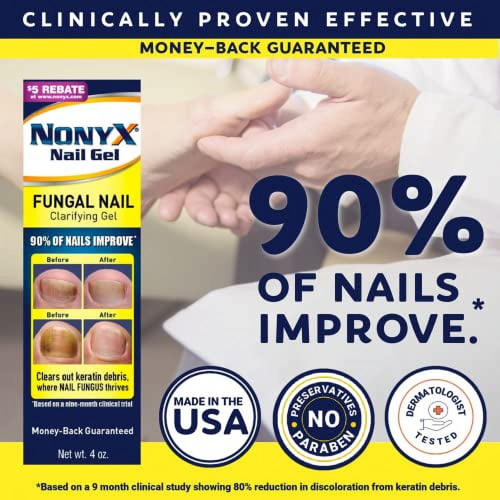NONYX Nail Gel Rids Nails of Fungus by Removing its Food India | Ubuy