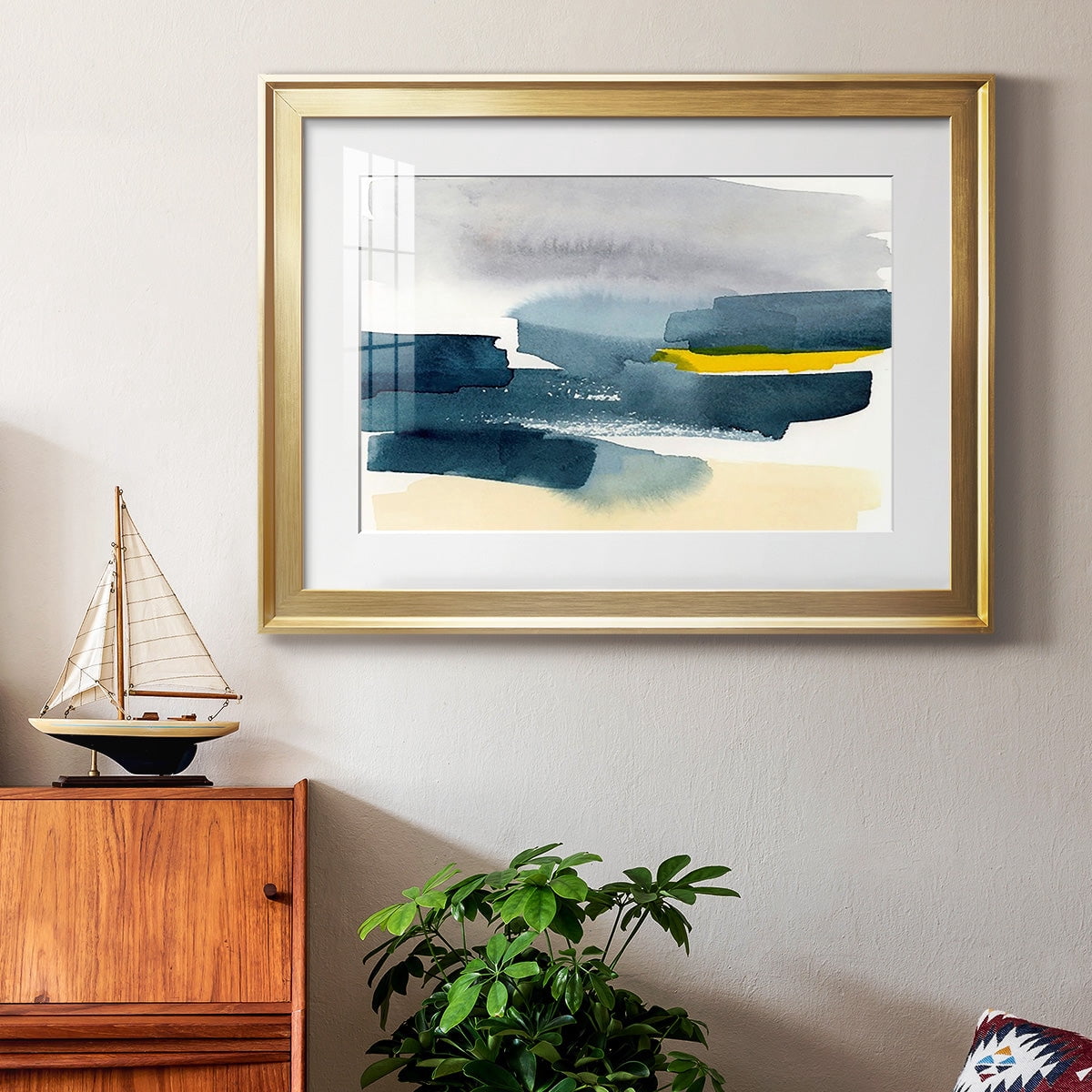 Peeking Sunshine IV Premium Framed Print - Ready to Hang
