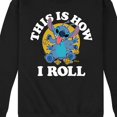 thumbnail image 3 of Lilo & Stitch - This Is How I Roll - Men's Crew Fleece, 3 of 5