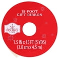 thumbnail image 6 of Gold Glitter Stripes Wired Edge Christmas Ribbon, 1.5" x 15', by Holiday Time, 6 of 6