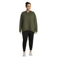 thumbnail image 2 of Athletic Works Women's Plus Size Pullover Hoodie, 2 of 5