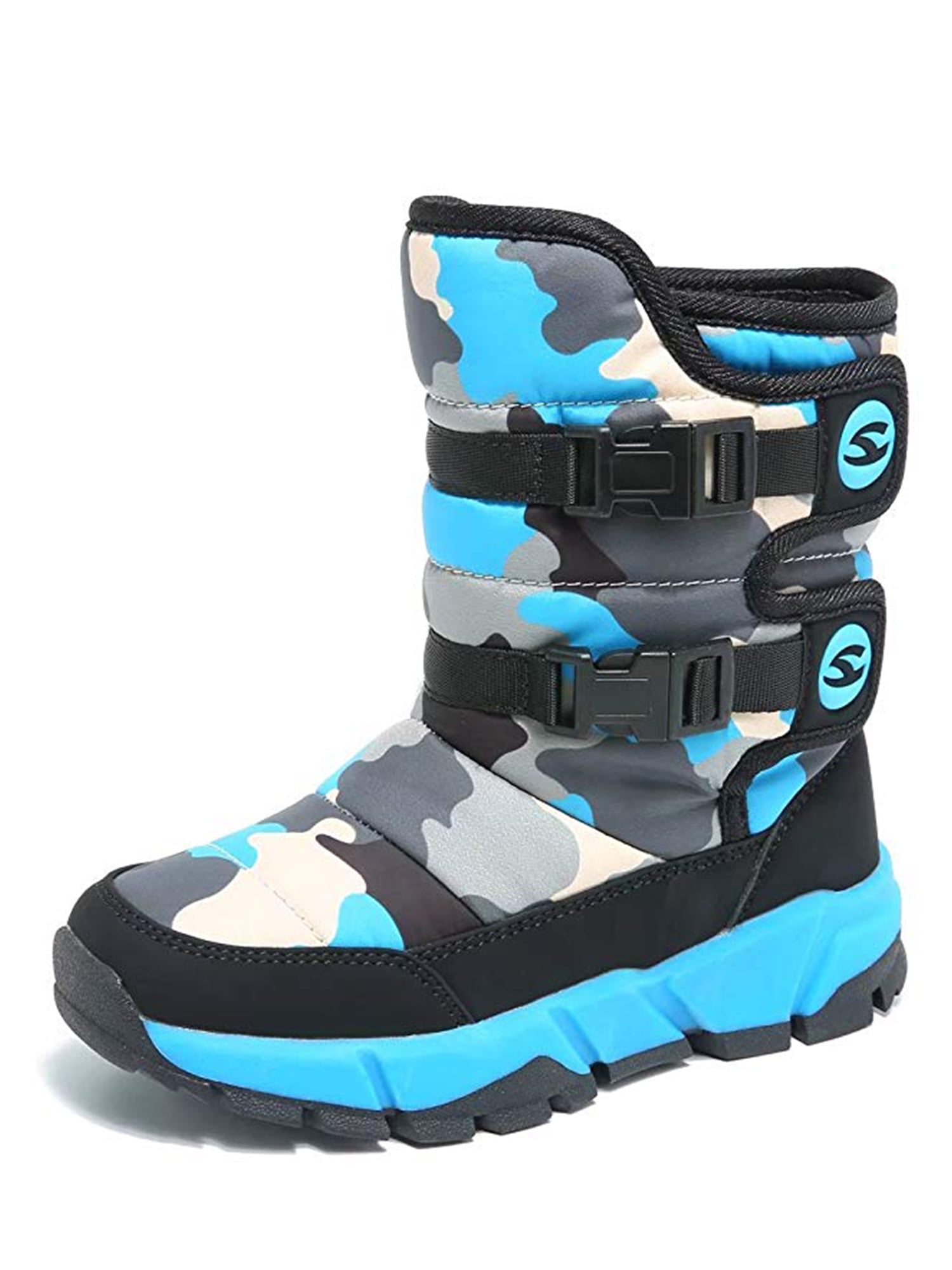 GUBARUN Boys Snow Boots Winter Waterproof Slip Resistant Cold Weather Shoes Toddler/Little Kid/Big Kid 