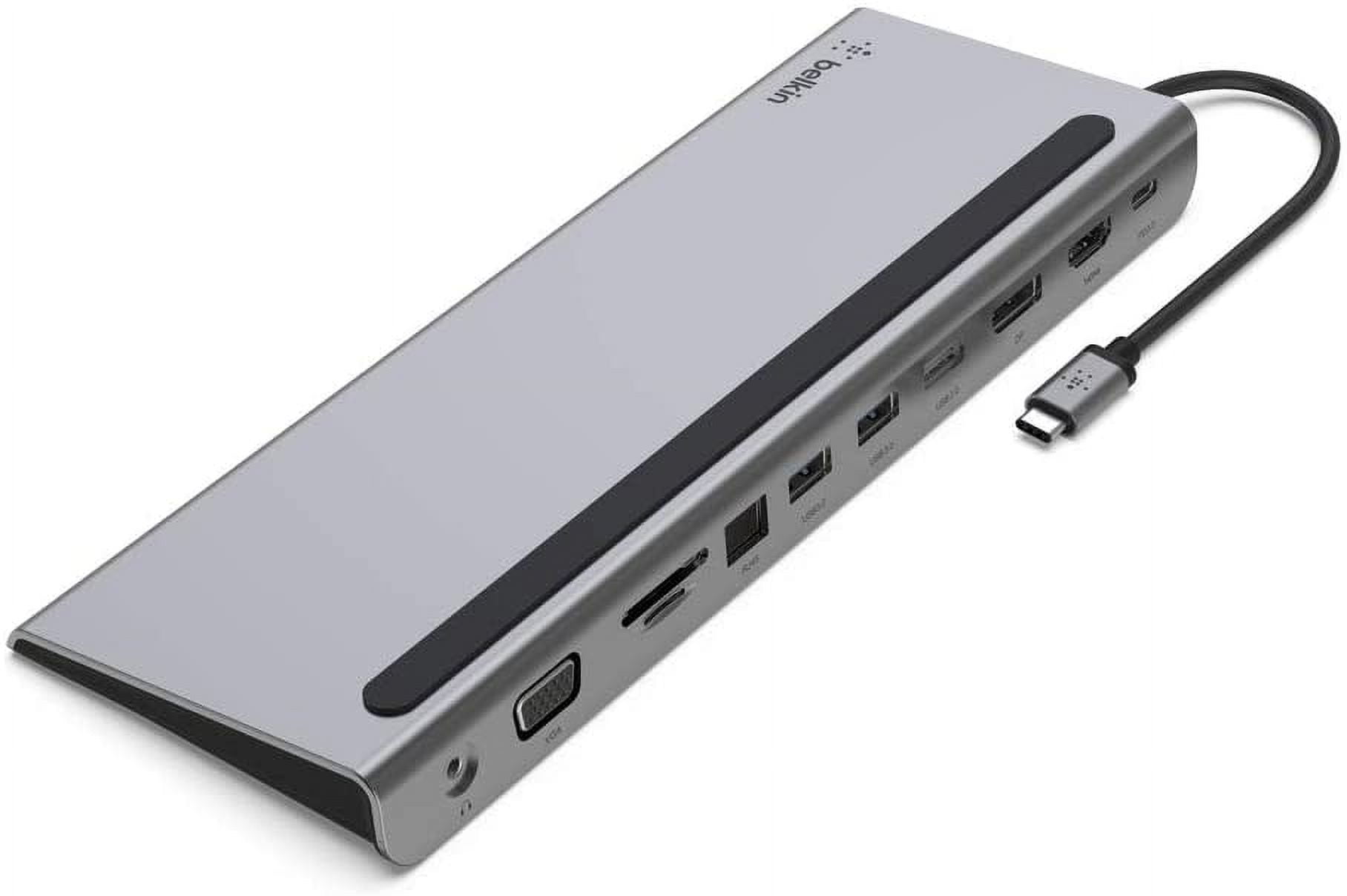 Belkin USB-C Hub, 11-in-1 Pro GaN Dock 150W, Multi-Port Docking