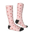 thumbnail image 3 of Haiem Floral Strawberr Socks, Funny Novelty Crazy Design Cotton Socks Sports Socks Knee High Socks For Men, Women,1Pairs - Gift For Working Friends, 3 of 9