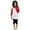 White/Red, variant on Ma Croix Kids 3/4 Sleeve Raglan Baseball Slim Fit T Shirt