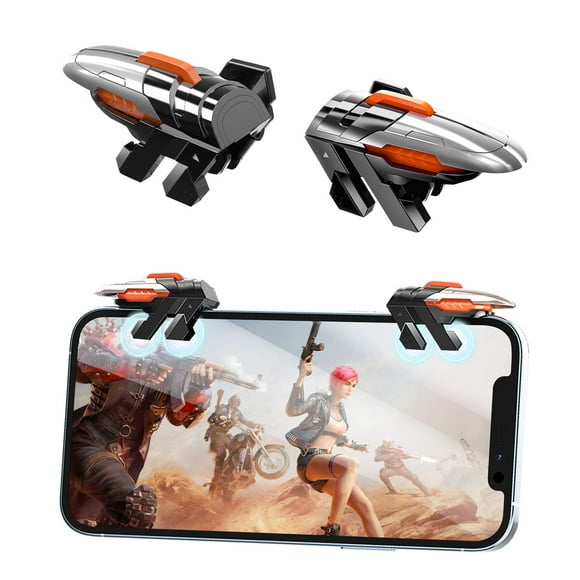 Disparador para juegos móviles Newseego Six-Finger Linkage negro