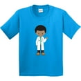 thumbnail image 3 of Inktastic African American Boy, Doctor, Lab Coat, Medicine Youth T-Shirt, 3 of 5