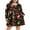 Flower98, variant on Plus Size Dresses 3X for Women, VEPKUL Crew Neck T Shirt Dress Long Sleeve Casual Loose Swing Fall Dress Tie Dye with Pockets