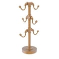 thumbnail image 2 of Pipeline Collection Countertop 6 Coffee Mug Holder - Satin Nickel, 2 of 10