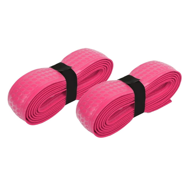 Tennis Racquet Overgrips, Tennis Racket Grip Tape Anti Slip 2 PCS Shock Absorption For Exercise Red,Blue,Pink,Yellow,Orange