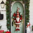 thumbnail image 7 of Christmas Gnome Door Cover 35.4x72.8in - Festive Holiday Door Curtain with Bow Tie Pattern,Easy to Install for Front Doors & Walls,Party Decoration,Standard Size for Most Doors (1Pc), 7 of 7