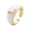 L, variant on Adjustable Crystal Gold Initial Letter Open Ring Women Alphabet Rings Women's Signet Ring Gold Tone Alphabet Rings