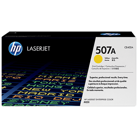 - HP 507A (CE402A) Yellow Original Laser Jet Toner Cartridge