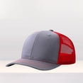 thumbnail image 2 of CSChome Baseball Cap Unisex Baseball Adjustable Hollow Mesh Lightweight Long Brim Color Matching UV Protection Outdoor Daily Trucker Hat, 2 of 7