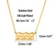 thumbnail image 2 of Collar Con Número De Ángel 111 - 999 Collar De Acero Inoxidable Collar Con Número De Oro Numerología Joyería Minnieouse AP007130-09, 2 of 5