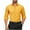 Yellow D, variant on Mens Button Up Shirts Long Sleeve Dress Shirt Solid Color Turndown Work Shirts Business Casual Shirts for Men Yellow D L