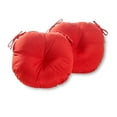 thumbnail image 1 of Greendale Home Fashions Coussin de Siège de Bistrot Rond Extérieur de 15 Pouces, 2 Chiffres (Pack de 1), Feu, 1 of 4