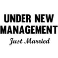 thumbnail image 3 of CafePress - Under New Management Just Married Pajamas - Women's Short Sleeve Print T-Shirt and Pants Light Cotton Pajama Set, 3 of 7