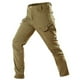 thumbnail image 5 of Pantalones de carga IX7 IX9 para hombre, pantalón táctico para caminar, entrenamiento táctico, piel de tiburón, carcasa suave, resistente al viento, impermeable, de felpa gruesa, 5 of 5
