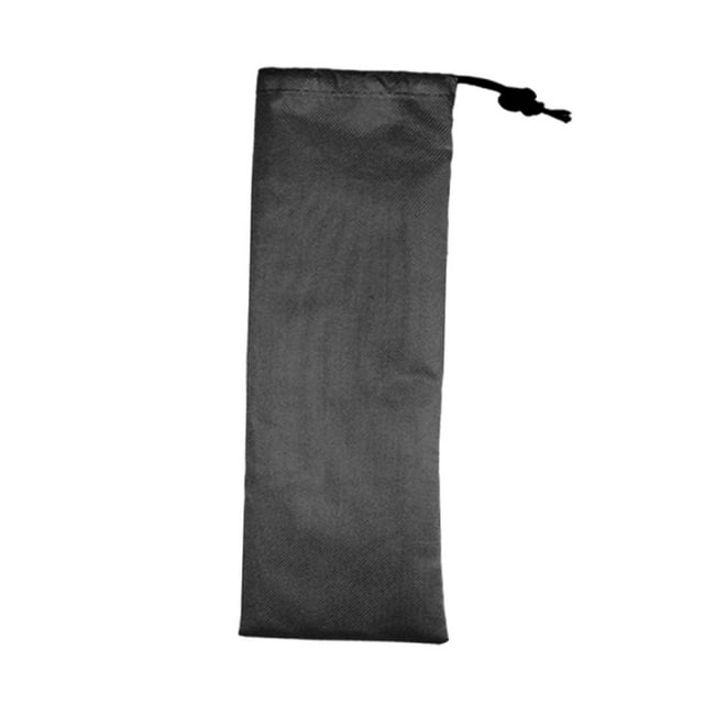 jinwen Drawstring Storage Bag Tent Pegs Bag Lightweight Oxford Cloth Tent Nails Pouch Drawstring Pouch for Climbing Traveling Canopy 13cmx45cm
