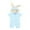 Z02-Light Blue, variant on MUXiin Baby Boy Girl Easter Outfit Clothes Bunny Ear Hooded Long Sleeve Romper Jumpsuit