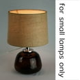thumbnail image 6 of Mestar Decor Uno Fitter Small Natural Burlap Lampshade 9" x 10" x 7.5", 6 of 7
