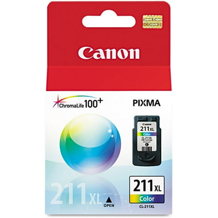 Canon CL211XL Extra-Large Tri-Color Ink Cartridge (2975B001)